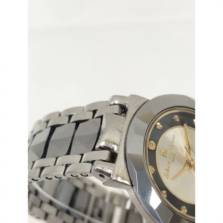  Salvatore Marra メンズ 腕時計 SM-8011 シルバー x ブラック