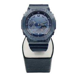 〇〇 CASIO カシオ Gショック メタルカバード 腕時計 GM-2100N-2AJF ネイビー Bランク