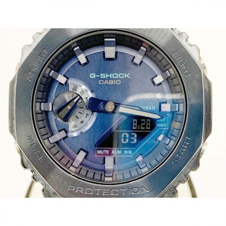  CASIO カシオ Gショック メタルカバード 腕時計 GM-2100N-2AJF ネイビー