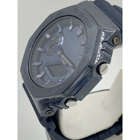  CASIO カシオ Gショック メタルカバード 腕時計 GM-2100N-2AJF ネイビー