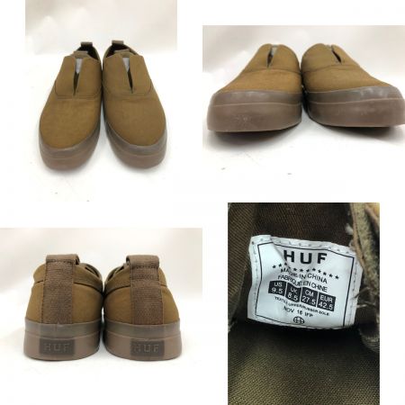  HUF DILAN SLIP ON メンズ スリッポン UNITED ARROWS SONS 27.5cm カーキ