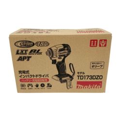 〇〇 MAKITA マキタ 充電式 インパクトドライバ 18V 本体のみ TD173DZO オリーブ 未使用品 Sランク