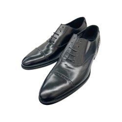 〇〇 Hilton ヒルトン ストレートチップシューズ ビジネスシューズ ブラック 表記サイズ 44 Aランク