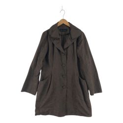 〇〇 HIROKO KOSHINO ヒロココシノ レディース ジャケット ハーフコート サイズ40 ブラウン Aランク