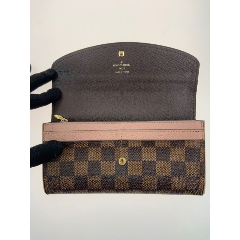 中古】 LOUIS VUITTON ルイヴィトン ダミエ ポルトフォイユ ...