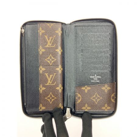 LOUIS VUITTON ルイヴィトン モノグラム マカサー ジッピーウォレット ヴェルティカル ラウンドファスナー長財布 M60109  ブラウン｜中古｜なんでもリサイクルビッグバン