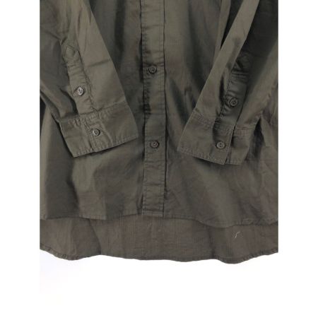  ALPHA アルファ メンズ シャツ サイズ5L カーキ