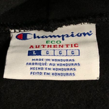  Champion チャンピオン メンズ パーカー プルオーバーパーカー サイズL ブラック