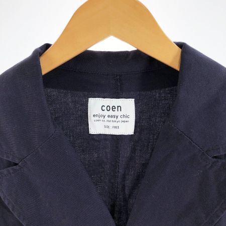  Coen コーエン メンズ ジャケット サイズFree ネイビー