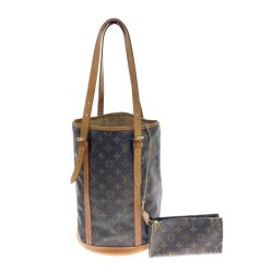 〇〇 LOUIS VUITTON ルイヴィトン モノグラム バケットGM ショルダーバッグ M42236 ブラウン 現状渡し Dランク