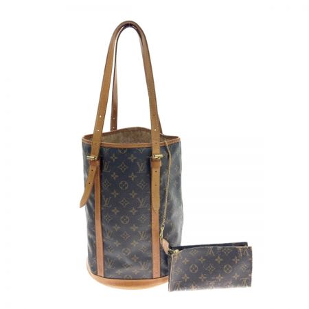  LOUIS VUITTON ルイヴィトン モノグラム バケットGM ショルダーバッグ M42236 ブラウン 現状渡し
