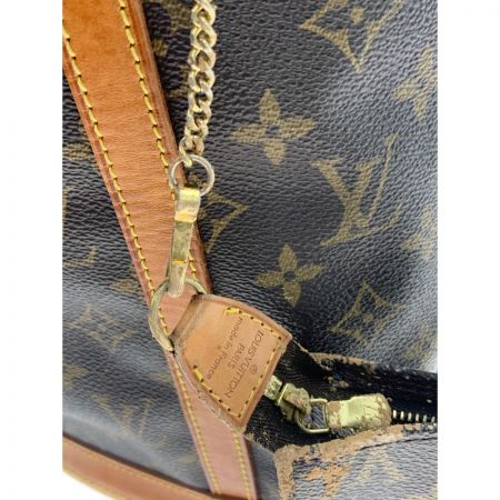  LOUIS VUITTON ルイヴィトン モノグラム バケットGM ショルダーバッグ M42236 ブラウン 現状渡し