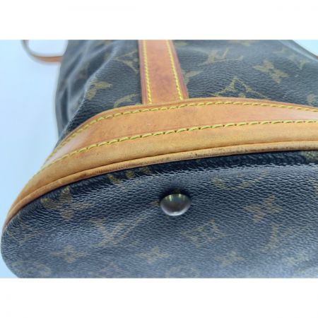  LOUIS VUITTON ルイヴィトン モノグラム バケットGM ショルダーバッグ M42236 ブラウン 現状渡し