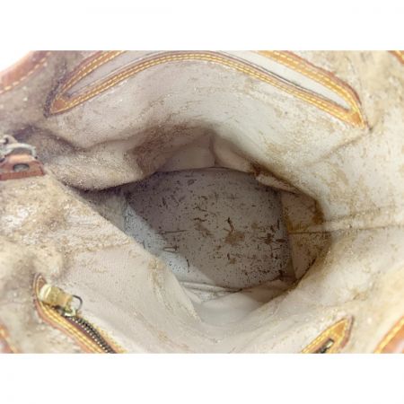  LOUIS VUITTON ルイヴィトン モノグラム バケットGM ショルダーバッグ M42236 ブラウン 現状渡し