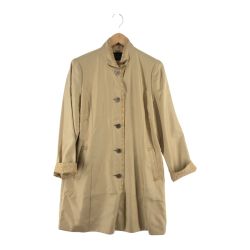 〇〇 Leilian レリアン レディース コート 裏リーフ柄 サイズ9 ゴールド Aランク