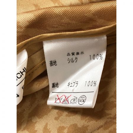  Leilian レリアン レディース コート 裏リーフ柄 サイズ9 ゴールド