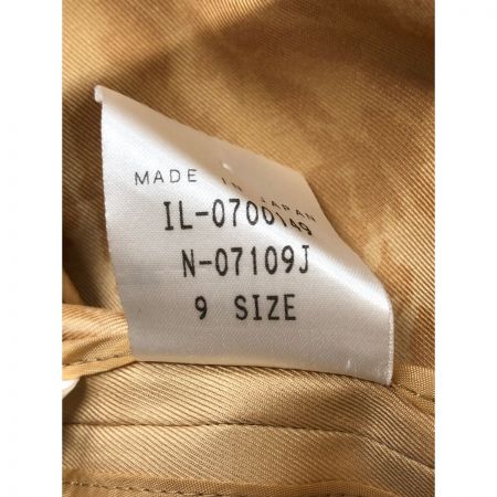  Leilian レリアン レディース コート 裏リーフ柄 サイズ9 ゴールド