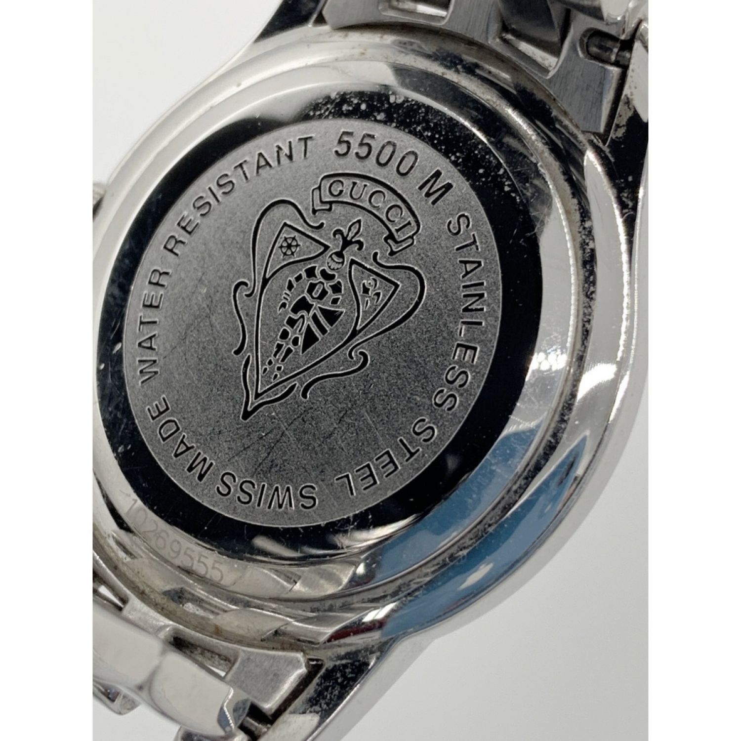 新規購入 グッチ GUCCI Gクラス 5500M シルバー 腕時計 ボーイズ 中古