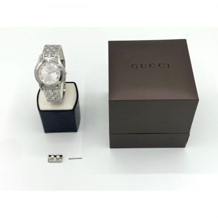  GUCCI グッチ Gクラス 5500M メンズ クォーツ 腕時計 5500M シルバー