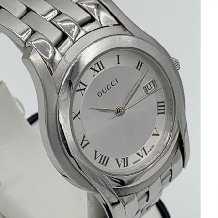  GUCCI グッチ Gクラス 5500M メンズ クォーツ 腕時計 5500M シルバー