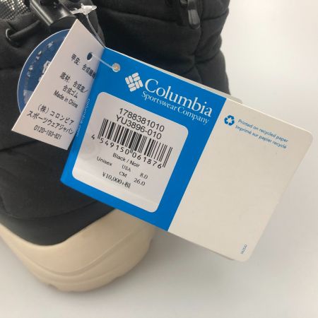  Columbia コロンビア スピンリール ミニブーツ ウォータープルーフ オムニヒート 26cm YU3896-010 ブラック