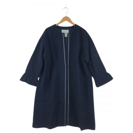  Leilian レリアン レディース コート ウールコート サイズ17+ ネイビー