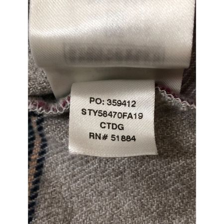  Patagonia パタゴニア レディース ワンピース シャツワンピース チェック サイズM グレー