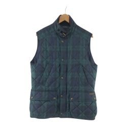 〇〇 RALPH LAUREN ラルフローレン メンズ ベスト 中綿ベスト サイズS グリーン×ネイビー Bランク