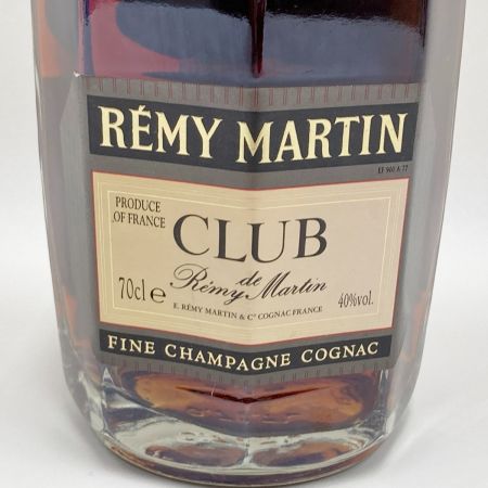  REMY MARTIN レミーマルタン 700ml CLUB クラブ 40度 ブランデー 未開栓