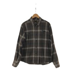 〇〇 CALEE メンズ ネルシャツ サイズM ブラウン Bランク