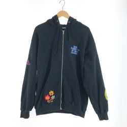 〇〇 X-LARGE エクストララージ メンズ パーカー ジップパーカー サイズM ブラック Bランク