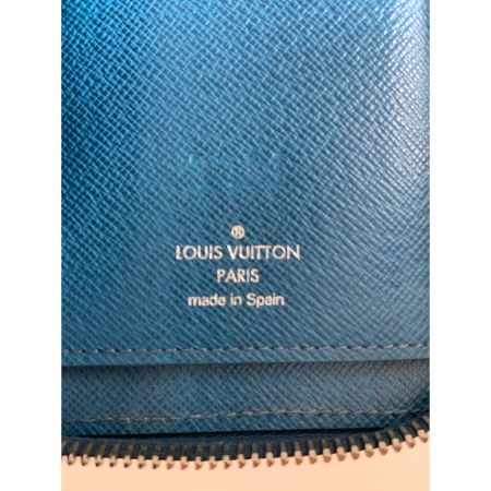 中古】 LOUIS VUITTON ルイヴィトン ジッピーウォレット タイガ ヴェル