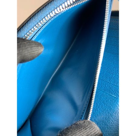  LOUIS VUITTON ルイヴィトン ジッピーウォレット タイガ ヴェルティカル ラウンド長財布 M32836 ブルー