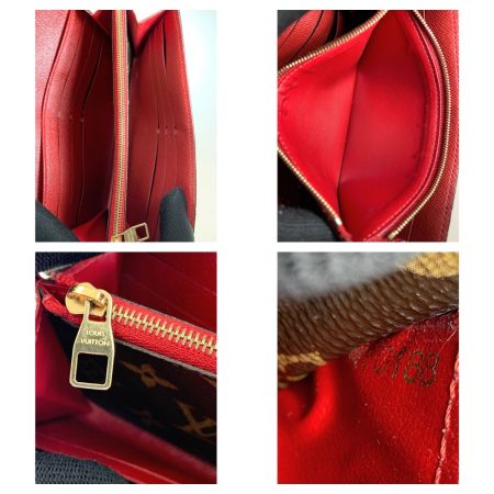  LOUIS VUITTON ルイヴィトン モノグラム ポルトフォイユ サラ レティーロ 二つ折り長財布 M61184 レッド