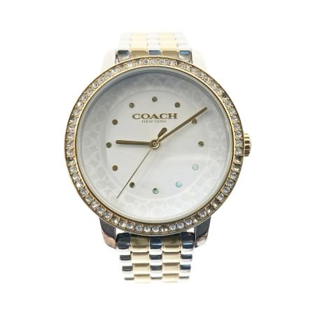  COACH コーチ 3針 クォーツ 腕時計 CA.147.7.20.2055S ゴールド