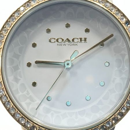  COACH コーチ 3針 クォーツ 腕時計 CA.147.7.20.2055S ゴールド