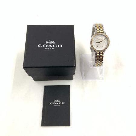  COACH コーチ 3針 クォーツ 腕時計 CA.147.7.20.2055S ゴールド