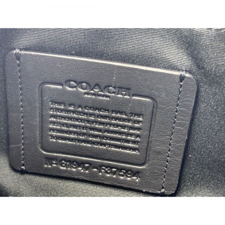  COACH コーチ グラハムユーティリティパック ウエストポーチ ボディバッグ F37594 ブラック