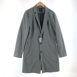 〇〇 RAGEBLUE レイジブルー メンズ チェスターコート サイズM グレー Aランク