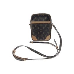 〇〇 LOUIS VUITTON ルイヴィトン モノグラム ダヌーブ ショルダーバッグ M45266 ブラウン 現状渡し Dランク