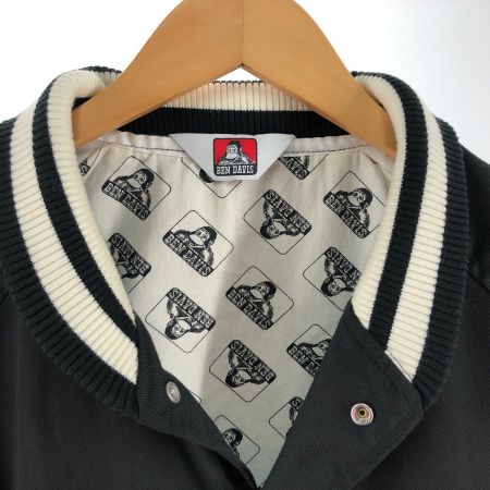  BEN DAVIS ベンデイビス メンズ ブルゾン サイズM ブラック×ホワイト