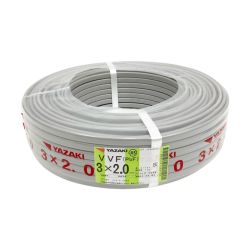 〇〇 YAZAKI  電材 VVFケーブル 3芯  PbF 100m 未開封品 3×2.0 Nランク