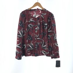 〇〇 Leilian レリアン レディース カットソー サイズ17+ エンジ Sランク