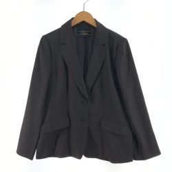 〇〇 Leilian レリアン レディース ジャケット サイズ15 ブラウン Aランク
