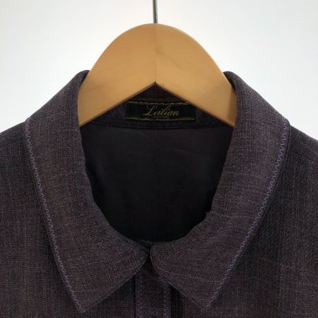  Leilian レリアン レディース ジャケット サイズ17+ パープル