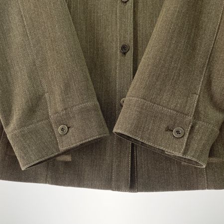  Leilian レリアン レディース  シャツ サイズ17+ カーキ