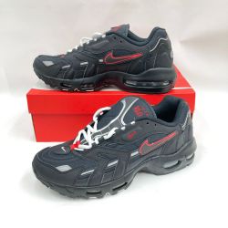 〇〇 NIKE ナイキ エアマックス AIR MAX 96 II スニーカー DC9409-002 ブラック×レッド x レッド 未使用品 28.5cm Sランク