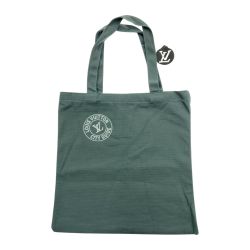 〇〇 LOUIS VUITTON ルイヴィトン トートバッグ エコバッグ ノベルティ グリーン Bランク