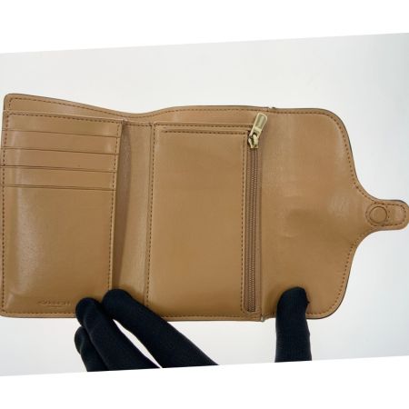  COACH コーチ ペブルド レザー ミディアム エンベロープ ウォレット 三つ折り財布 F88099