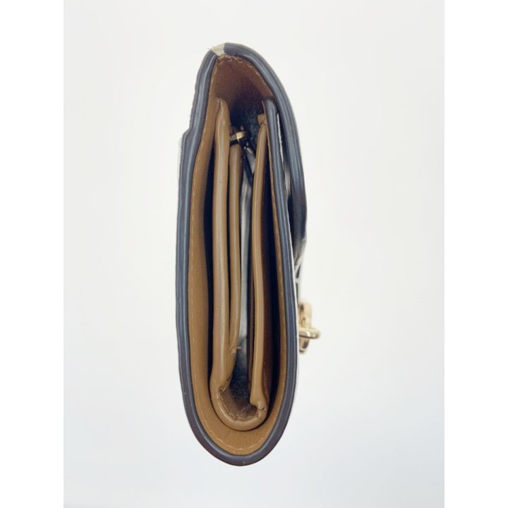 COACH コーチ ペブルド レザー ミディアム エンベロープ ウォレット 三